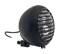 DSSJDKH LED Headlight Assembly For Heritage For Fat Boy For Softail 1990-2010 2011 2012 2013 2014 7inch Motorcycle LED Headlight(Gloss black)