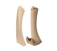 DSSJDKHJ Auto Accessories For E90 E91 3 Series 318 320 325 328 2005-2012 Car Interior Inner Door Handle Panel Trim Cover Inside Interior Door Handle(Beige(on the Right))