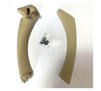 DSSJDKHJ For 3 Series E90 E91 316 318 320 325 328 Car Inner Handle Interior Door Panel Pull Trim Cover Inside Interior Door Handle(Beige(on the right))