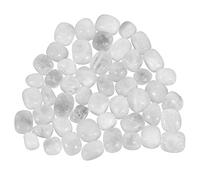 dssmboom 1Pound Natural Tumbled Crystal Stone for Vase Fillers, Decorative Stones for Home Office, Rock Quartz