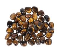 dssmboom 1Pound Natural Tumbled Crystal Stone for Vase Fillers, Decorative Stones for Home Office, Tiger's Eye