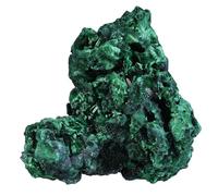 dssmboom Natural Malachite Crystal Raw Stone Mineral Specimen for Collection, Irregular Malachite Rough Stone for Chakra Balancing Home Decoration, 0.88-1.1 lb