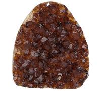 dssmboom Natural Raw Citrine Crystal Cluster Mineral Specimen for Meditation and Chakra Balancing, Decorative Feng Shui Stone Citrine Geode Cluster for Wealth, 401g-500g