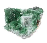 dssmboom Natural Raw Fluorite Crystal Cluster Mineral Specimen for Collection, Madagascar Stone Green Fluorite Rough Geode Crystal for Meditation Home Office Decor, 0.11-0.22 lb