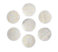 dssmboom Set of 7 Archangels Reiki Symbols Stones Rock Quartz Crystal