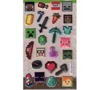 DST Minecraft (Assortment) 25pc REUSEABLE Stickers Puffy