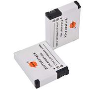 DSTE 2-Pack AHDBT-002(3.7V 1600mAh) Rechargebale Li-ion Battery Compatible for GoPro HERO HERO2 Digital Camera