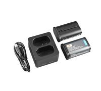 DSTE 2-Pack BP-SCL6 (7.2 V/2600 mAh) Rechargeable Battery Replacement Battery and Dual USB Charger Compatible with Leica Q2, Q3, Q343, SL2, SL2-S, SL3, SL3-S
