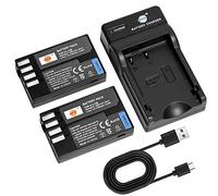 DSTE (2-pack) D-Li109 Camera Battery and Charger Compatible with Pentax K-R K-30 K-50 K-500 K-2 K-S2 K-S1