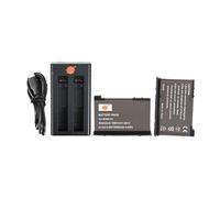 DSTE 2-Pack Is360 X4 Is360 X4B (3.85 V/2350 mAh) Rechargeable Battery Replacement Battery and Dual USB Charger Compatible with 360 X4 Accessories Is360x4 Is360 X4 Camera