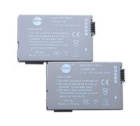 DSTE (2-Pack) Li-ion Battery Compatible with Canon BP-208 DC10 DC19 DC20 DC21 DC22 DC40 DC50 DC51 DC95