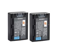 DSTE 2-Pack NP-FH50(7.4V 1200mAH) Spare Battery Compatible for Sony DSLR-A230 DSLR-A290 DSLR-A330 DSLR-A380 DSLR-A390 DSC-HX200V HDR-TG5V HDR-TG1E HDR-TG3 HDR-TG5 HDR-TG7 Digital Camera