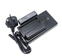 DSTE 2-Pack Spare Battery and Dual AC Charger Compatible for DJI OSMO Handheld PTZ Fully Stabilized 4K 12MP X3 X5 X5R Camera
