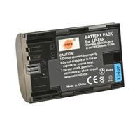 DSTE 2400mAh LP-E6P Battery Compatible with Canon EOS R5 Mark II, 60Da, 70D, 80D, 90D, 7D MarkII, 7D MarkIII, XC10, XC15 Camera as LP-E6 LP-E6N LP-E6NH