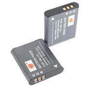DSTE 2pcs 3.7V 900mAh DB-110 Rechargeable li-ion Battery Compatible for Ricoh GR III,Ricoh GR IIIx,Ricoh WG-6,Ricoh G900,Ricoh G900SE Camera