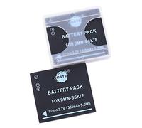 DSTE 2pcs DMW-BCK7 Battery Compatible with Panasonic DMC-FH5 DMC-FH25 DMC-FP5 DMC-FS16 DMC-FS18