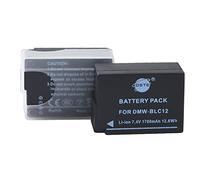 DSTE 2PCS DMW-BLC12 Battery Compatible with Panasonic DMC-GH2, DMC-FZ330, DMC-FZ200, DMC-FZ1000