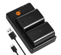DSTE 2PCS DMW-BLF19 Battery Charger Set Compatible for Panasonic DMC-GH3, DMC-GH4, DC-GH5