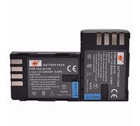 DSTE® 2pcs DMW-BLF19E Rechargeable Li-ion Battery for Panasonic DMC-GH3 Camera
