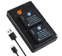 DSTE 2PCS DMW-BLG10 Battery Charger Set Compatible for Panasonic DMC-GX85, DMC-LX100, DMC-TZ100