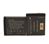 DSTE® 2pcs DMW-BLH7 Rechargeable Li-ion Battery for Panasonic DMW-BLH7, DMW-BLH7PP, DMW-BLH7E and Panasonic Lumix DMC-GM1