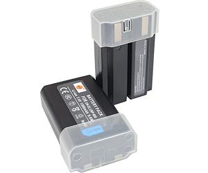 DSTE 2PCS EN-EL1 ENEL1 Li-Ion Battery Compatible with Nikon Cooipix 4300 4500 4800 5400 5700 775 8700 880 885 995 E880