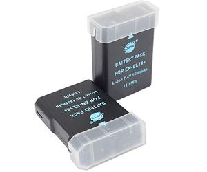 DSTE 2PCS EN-EL14 Battery Compatible with Nikon D5100 D5300 D5500 D3400 D5600 D3500