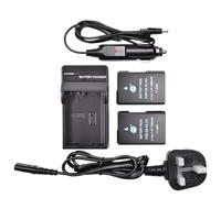 DSTE 2pcs EN-EL14 Rechargeable Li-ion Battery + Charger DC111U for Nikon Coolpix P7000, Coolpix P7100, Coolpix P7700, Coolpix P7800, D3100, D3200, D3300, D5100, D5200, D5300, Df Digital Camera as EN-EL14A