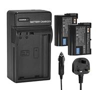 DSTE 2PCS EN-EL15 Battery and Charger Compatible with Nikon D7200 D750 D810 D750 D800 D800E