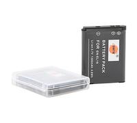 DSTE 2PCS EN-EL19 ENEL19 (1300mAh/3.7V) Battery Compatible for Nikon Coolpix S2500 S3100 S3200 S3400 S3500 S4100 S4200 S4300 S5200 S6400 S6500 S6600