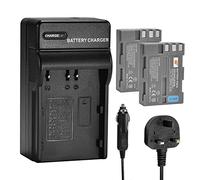 DSTE 2PCS EN-EL3E Battery and Charger Compatible with Nikon D30 D50 D70 D80 D90 D100 D200 D300
