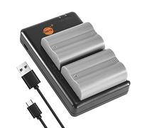 DSTE 2PCS EN-EL3E Battery Charger Set Compatible for Nikon D30 D50 D70 D70S D90 D100 D200 D300