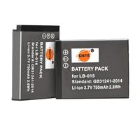 DSTE 2PCS LB-015 Battery Compatible for Kodak PIXPRO WPZ2
