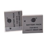 DSTE 2PCS NB-4L Battery Compatible with Canon PowerShot SD200 SD300 SD400 SD450 SD600 SD750