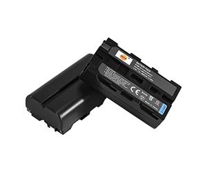 DSTE 2PCS NP-F550 Battery Compatible with Sony CCD-RV100 CCD-RV200 CCD-SC5 CCD-TR12 CCD-TR18