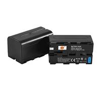 DSTE 2PCS NP-F750 NP-F730 NP-F770 Li-Ion Battery Compatible with Sony CCD-SC5 DCR-TRV820K CCD-SC65 DCR-TRV9 CCD-TRV82 DCR-TRV900CCD-TR3000 CCD-TRV85 DCR-VX200 CCD-TR3300
