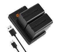DSTE 2PCS NP-F970 Battery Charger Set Compatible for Sony CCD-TR910, CCD-TR917, CCD-TR930, CCD-TR940, CCD-TR3000, CCD-TR3300