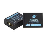 DSTE 2PCS NP-W126 Battery Compatible with Fujifilm X-A1, XA1, X-E1, XE1, X-M1, XM1