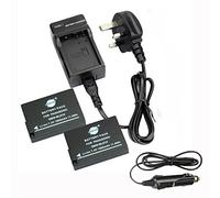DSTE 2pcs Replacement Battery + Charger DC115U for Panasonic DMW-BLD10, DMW-BLD10E, DMW-BLD10PP, DE-A93B and Panasonic Lumix DMC-G3, DMC-GF2, DMC-GX1