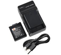 DSTE 2pcs S002E Rechargeable Li-ion Battery + Charger USB Compatible for Panasonic CGA-S002, CGA-S002A, CGA-S002E, DMW-BM7 and Lumix DMC-FZ4, DMC-FZ5, DMC-FZ10, DMC-FZ15, DMC-FZ20 Digital Cameras