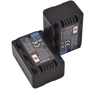 DSTE® 2pcs VW-VBK180 Rechargeable Li-ion Battery for Panasonic HC-V10, HC-V100, HC-V100M, HC-V500, HC-V500M, HC-V700, HC-V700M, HDC-HS60, HDC-HS80, HDC-SD40, HDC-SD60, HDC-SD80, HDC-SD90 Digital Cameras