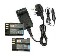 DSTE 2x D-LI90 Rechargeable Li-ion Battery + DC93U Travel and Car Charger Compatible with Pentax K-01 K-3 K-3II K-5 K-52K-5II K-5IIs K-7 K-7D645D 645Z Digatal Camera