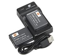 DSTE 2x NP-85 Rechargeable Li-ion Battery + Travel and USB Charger Compatible with Fujifilm FinePix S1 SL240 SL245 SL260 SL280 SL300 SL305 SL1000 Digital Camera