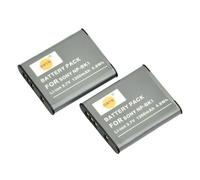 DSTE 2x NP-BK1 Rechargeable Li-ion Battery Compatible for Sony Bloggie MHS-CM5 MHS-PM5 Cyber-shot DSC-S750 DSC-S780 DSC-S850 DSC-S950 DSC-S980 DSC-W180 DSC-W190 DSC-W370 Webbie MHS-PM1