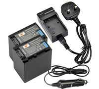 DSTE® 2x NP-FV100 Rechargeable Li-ion Battery + DC04U Travel and Car Charger Adapter for Sony DCR-SR15 SR21 SR68 SR88 SX15 SX21 SX44 SX45 SX63 SX65 SX83 SX85 HDR-CX105 CX110 CX115 CX130 CX150 CX155 CX160 CX190 CX200 CX210 CX220 CX230 CX260V CX290 CX300 CX305 CX350V CX360V CX380 CX430V CX520V CX550V CX560V CX580V CX700V CX760V HC9 PJ10 PJ30V PJ50 PJ200 PJ230 Camera