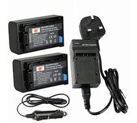 DSTE® 2x VW-VBD29 Rechargeable Li-ion Battery + DC155U Travel and Car Charger Adapter for for Panasonic AJ-PX298MC HDC-MDH2 HDC-MDH2GK Camcorder