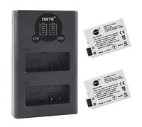 DSTE 7.4V 2100mAh LP-E8 Replacement Battery (2-Pack) and Smart LED Dual USB Charger Compatible for Canon EOS Rebel T2i, T3i, T4i, T5i, LC-E8E Digital Camera