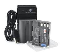DSTE BATTERY_CHARGER (2-Pack) for Nikon D30-D700 & Micro USB Charger