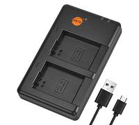 DSTE BC-QM1 BC-TRW Dual Charger Compatible for Sony NP-FW50