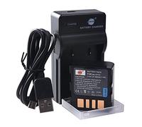 DSTE BN-VF707 Li-Ion Battery and Micro USB Charger Compatible for JVC BN-VF707U GR-D29 GR-D239 GR-D240 GR-D244 GR-D245 GR-D246 GR-D247 GR-D250 GR-D253 GR-D270 GR-D271